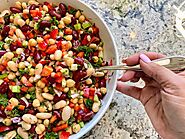 Vegan Bean Salad - Vegan Bean Salad Recipe | Kathys Vegan Kitchen