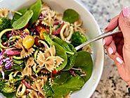 Spinach Pasta Salad Recipe | Kathy's Vegan Kitchen