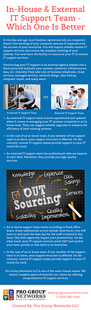 In-House & External IT Support Team - Which one Is Better