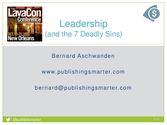 A Lavacon teaser: Leadership and the 7 deadly sins