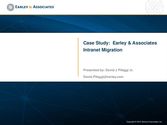 LavaCon.org Vote Deck 2: Earley & Associates: Case Study