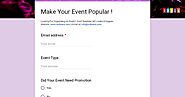 Make Your Event Popular !