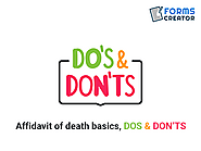 Affidavit of Death: Basics, Dos & Don’ts - Forms Creator