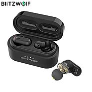 [Dual Dynamic Driver] Blitzwolf BW FYE7 TWS Bluetooth V5.0 In ear Earphone Bass Stereo Bilateral Call Earbud Wireless...
