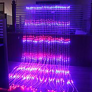 3x2M/3x3M/6x3M 8 modes Waterfall Curtain Icicle LED String Light Christmas Wedding Party Background garden Decoration...