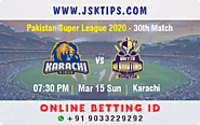 Karachi Kings vs Quetta Gladiators, 30th Match Prediction & Betting Tips