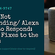 Alexa Slow to Respond |+1 8772649747 Alexa Having Trouble Understanding | Alexa Not Responding