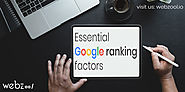 Essential Google ranking factors