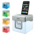 iHome iP18W Color-Changing 30-Pin iPod/iPhone Alarm Clock Speaker Dock (Not Compatible w/ iPhone 5)