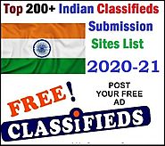 Top 200+ Free Indian Classified Ads Posting Sites List for 2020-21