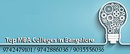 Top MBA Colleges in Bangalore for Direct Admission – Management Quota