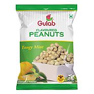 Buy Flavored Nimbu Pudina Peanuts - Tangy Mint Peanuts At Best Price - Gulab oils