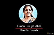 Union Budget 2020: Direct Tax Proposals