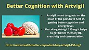 Better Cognition with Artvigil | Artvigil dosage acts on the… | Flickr