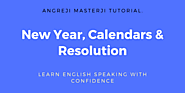 Conversation In English-New Year, Calendar & Resolution With Hindi