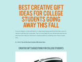Best Creative Gift Ideas For College Students Going Away This Fall