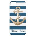 Maritime and Nautical with Anchor - iPhone Case