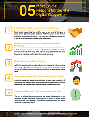 5 Most Crucial Responsibilities of a Digital Copywriter