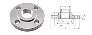 Stainless Steel Threaded Flanges manufacturer in India - Akai Metal