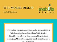 iTel Mobile Dialer for VoIP Business