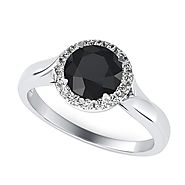 Black Diamond Engagement Rings - Century Diamonds