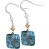 Blue Crazy Lace Agate Earrings