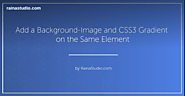 Combine a Background Image and CSS3 Gradient on the Same Element