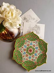 Mughal Marble Decorative Plate