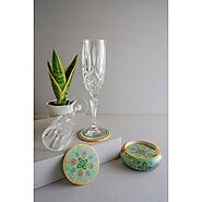Jade Hand-Painted Coasters - Craft Maestros Online Store