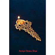 Aralyn Brass Diya - Craft Maestros