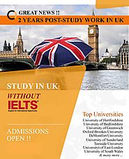 Study in UK Without IELTS - Application Process