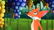 The Sour Grape and Fox Story | लोमड़ी और खट्टे अंगूर हिन्दी कहानी | Animated Short Stories