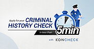 National Police Check Online | Criminal History Check | KONCHECK