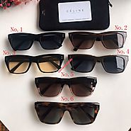 Celine Black Frame 01 Sunglasses In Acetate