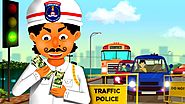 దొంగ పోలీస్ - ట్రాఫిక్ చలానా | Fake Police - Traffic Challan | Funny Stories | Theif Stories
