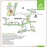 Location Map - Gaur Siddhartham location - Siddharth Vihar Ghaziabad