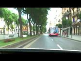 Tarragona - Driving in the city, Spain