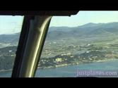 MD80 Visual into Toulon, France