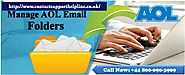 How to manage mails with AOL mail folders? – Contact Support