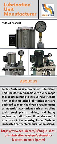 Top Lubrication Unit Manufacturer