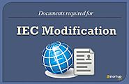 What are the Documents Required for IEC Modification?