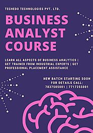 Business Analyst Training in Chandigarh