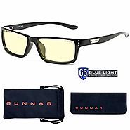 Gaming Glasses | Blue Light Blocking Glasses | Riot/Onyx by Gunnar | 65% Blue Light Protection, 100% UV Light, Anti-R...