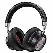 Noise Cancelling Headphones, Utaxo Bluetooth Headphones with Mic Wireless Headphones Over Ear Hi-Fi Sound/Deep Bass, ...