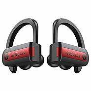 Wireless Earbuds, Vislla 5.0 Bluetooth Sport Headphones Stereo Bass Sound TWS Ear Buds Over Ear Sweatproof Headset 8 ...