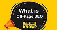 Off-Page Optimization for SEO