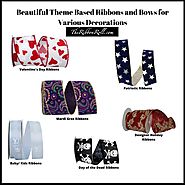 Beautiful Theme Based Ribbons and Bows for Various Decorations