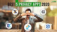 Top 5 Privacy Apps 2020 | MobileAppDiary