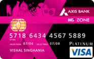 My Zone Credit Card - Axis Bank