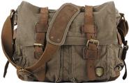 SERBAGS Military Style Messenger Bag - Premium Quality -